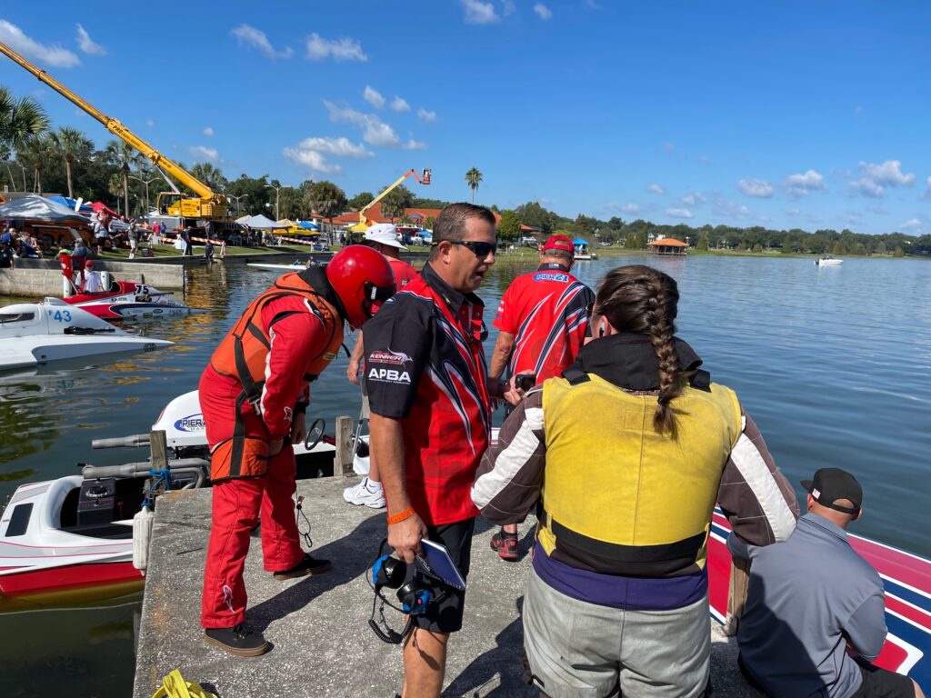 Pier 21 Marine crew waiting for the race at Lakeland Florida. #11