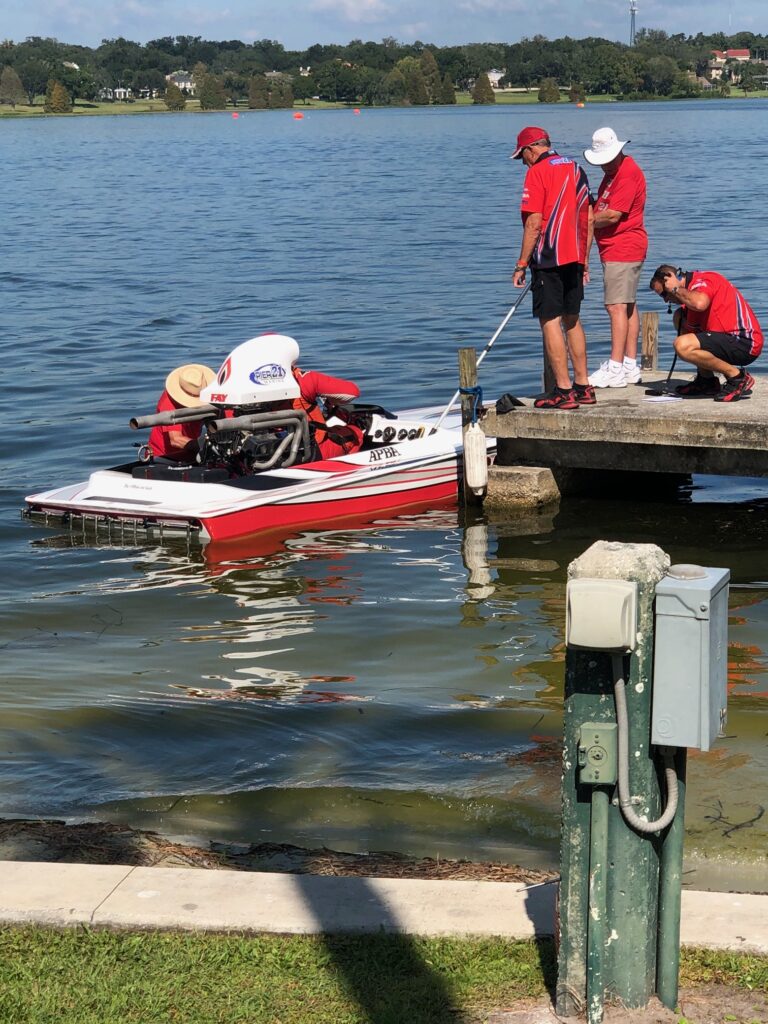 Pier 21 Marine crew waiting for the race at Lakeland Florida. #4