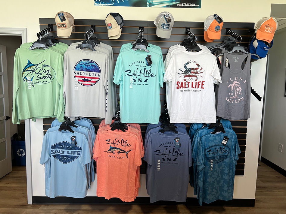 Saltlife marine theme shirts | Pier21 Marine